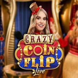 Crazy Coin Flip logo by Evolution at N1Bet Casino