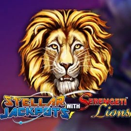 Stellar Jackpots with Serengeti Lions slot visual from Lightning Box Game available on n1betfi.com
